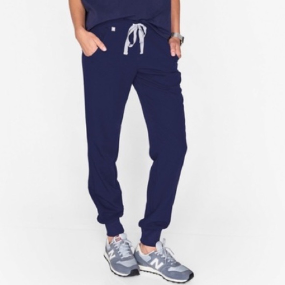 Figs Zamora Jogger Scrub Pants - medium, navy